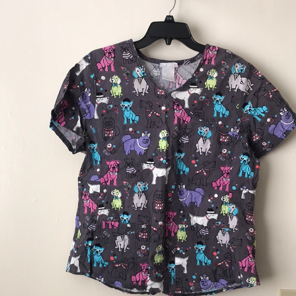 Dog scrub top size M